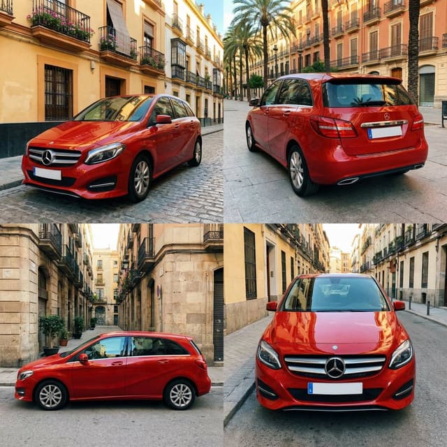 Mercedes B-Class 2017 — бизнес-класс, аренда в Барселоне