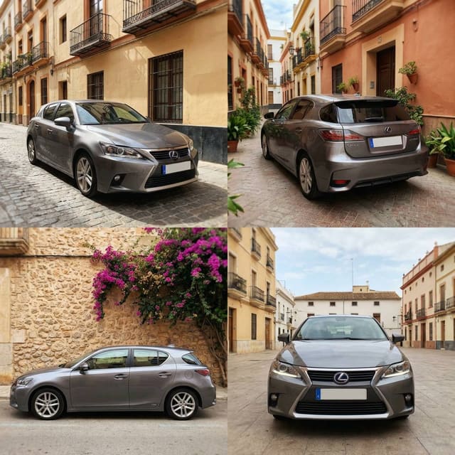 Lexus CT 2015 — комфорт-класс, аренда в Барселоне